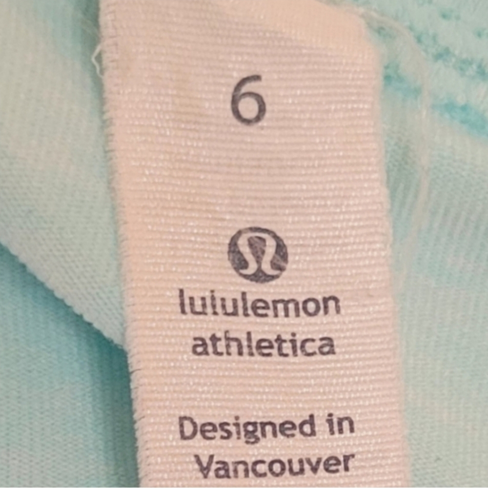 Lululemon Athletica In Stride Jacket Size 6 Heathered Aquamarine - Picture 5 of 6